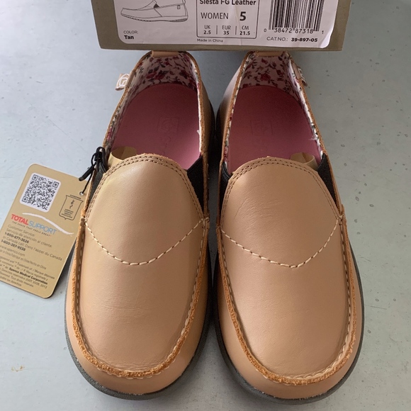 Spenco Siesta FG Leather Women's Size 5 NWT - Picture 1 of 3